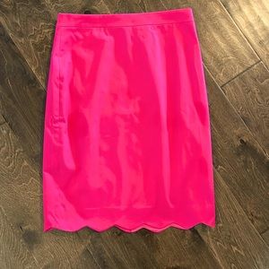 JCREW Pink Pencil Skirt NWOT